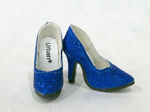 Glitter Sapphire Heels